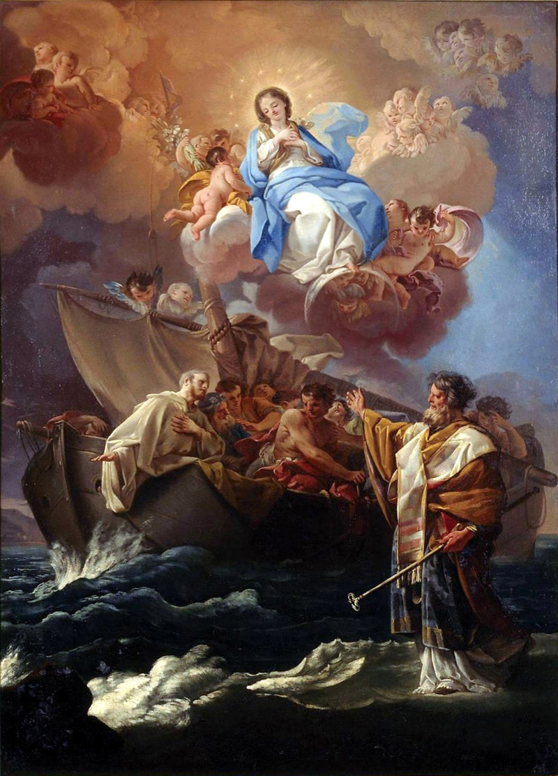 saint nicholas saving the shipwrecked
